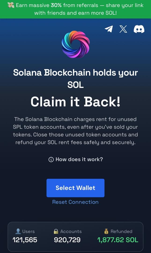 RefundYourSOL website July 2025